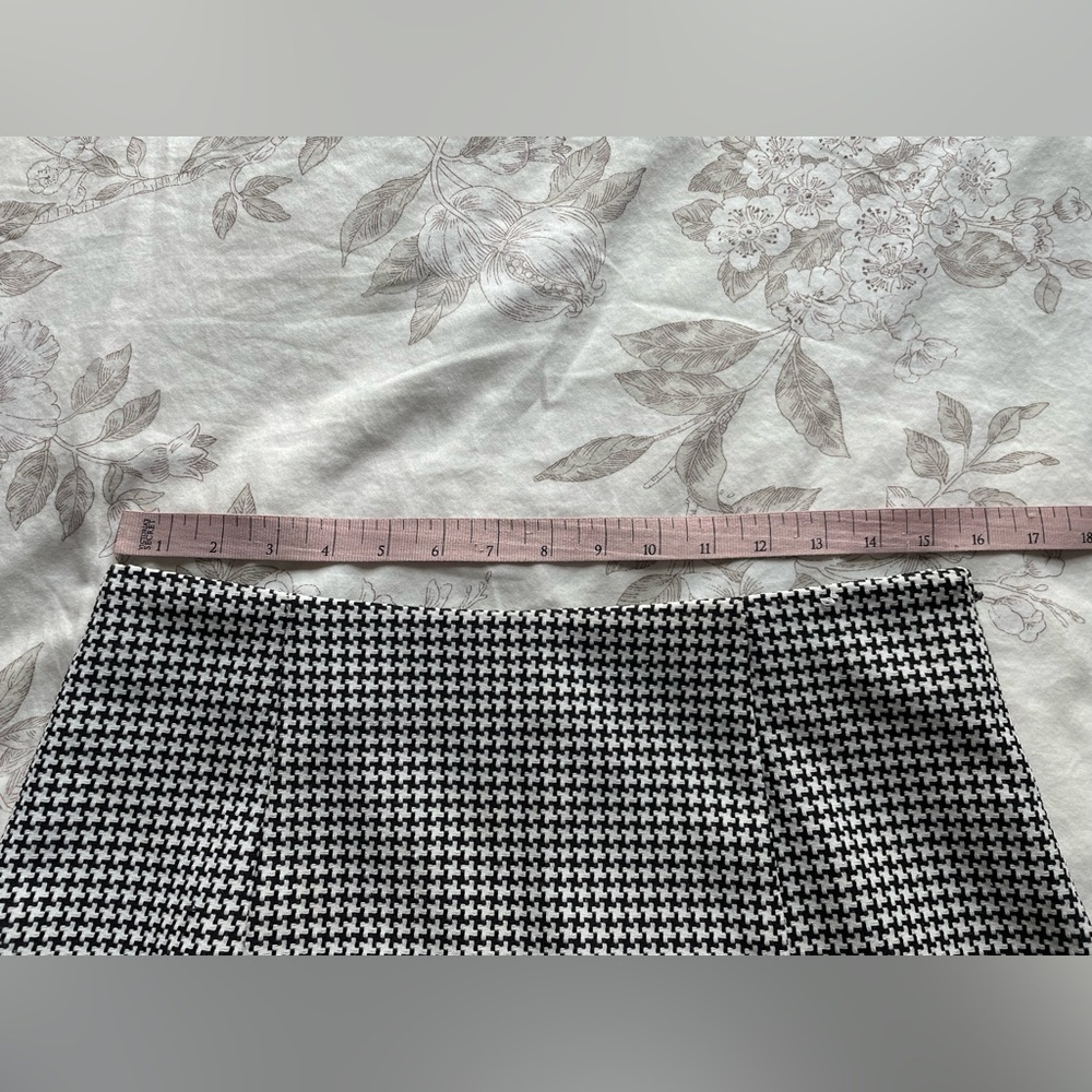 Vintage Tweed Pink Ribbon Pencil Skirt 6 Office Siren Coquette Clueless Academia - Picture 7 of 8